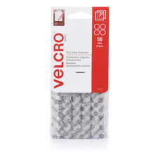 Velcro 9mm x 56 Pieces Clear Thin Hook & Loop Dots AO91614