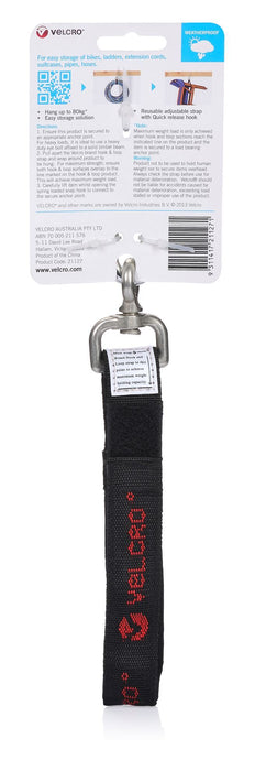 Velcro Easy Hang 630mm Strap with Hook. Store, 80kg CDVEL21127