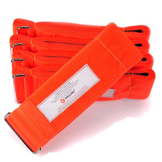 Velcro Logistrap 100mm x 5m Self-Engaging Re-usable Strap, Hi-vis Orange CDVEL21120B