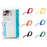 Velcro One-Wrap 203mm x 12m Multicolour Pre-Cut Cable Ties, 60 Piece Pack, 10 Ties Per Colour, Red, Yellow, Orange, Blue, Black, Green CDVEL93007