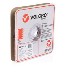 Velcro One-Wrap 25mm x 200mm Pre-sized Ties, 100 Ties per Roll, Integrated Hook & Loop, Black Colour CDVEL20018