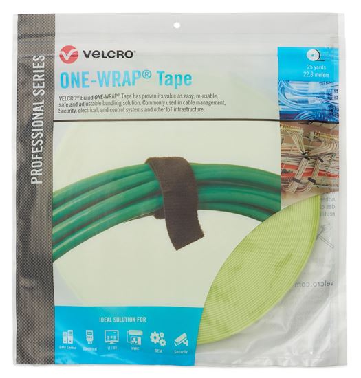 Velcro One-Wrap Cable Tie 12.5mm x 22.8m, Green CDVEL30945