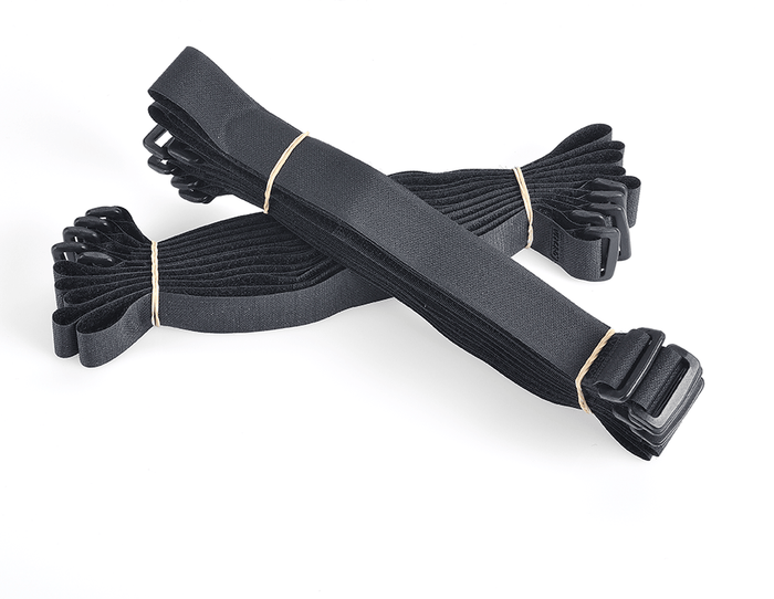 Velcro VELSTRAP 450mm x 25mm, Reusable Self-Engaging High Strength Strap, Black CDVEL22102