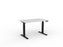 Velocity Electric 3-Column Individual Desk, Black Frame, 1200mm x 700mm (Choice of Worktop Colours) White