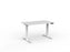 Velocity Electric 3-Column Individual Desk, White Frame, 1200mm x 700mm (Choice of Worktop Colours) White KG_VE3SSD127W_W