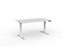 Velocity Electric 3-Column Individual Desk, White Frame, 1500mm x 800mm (Choice of Worktop Colours) White KG_VE3SSD158B_W