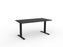 Velocity Fixed Individual Desk, Black Frame, 1500mm x 800mm (Choice of Worktop Colours) Black KG_VFSSD158B_BL