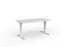 Velocity Fixed Individual Desk, White Frame, 1500mm x 800mm (Choice of Worktop Colours) White