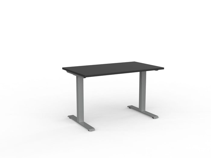 Knight's Velocity Fixed Individual Desk, Silver Frame, 1200mm x 700mm