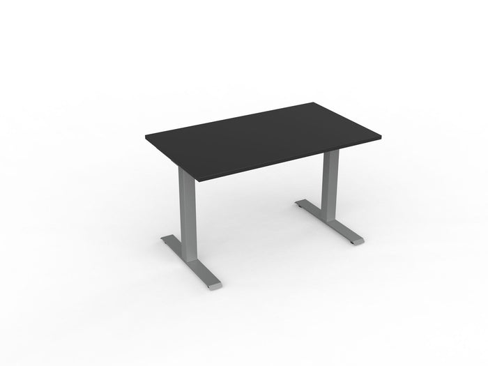 Knight's Velocity Fixed Individual Desk, Silver Frame, 1200mm x 700mm