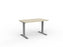 Knight's Velocity Fixed Individual Desk, Silver Frame, 1200mm x 700mm