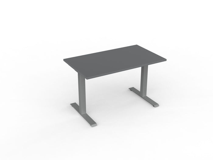 Knight's Velocity Fixed Individual Desk, Silver Frame, 1200mm x 700mm