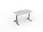 Knight's Velocity Fixed Individual Desk, Silver Frame, 1200mm x 700mm