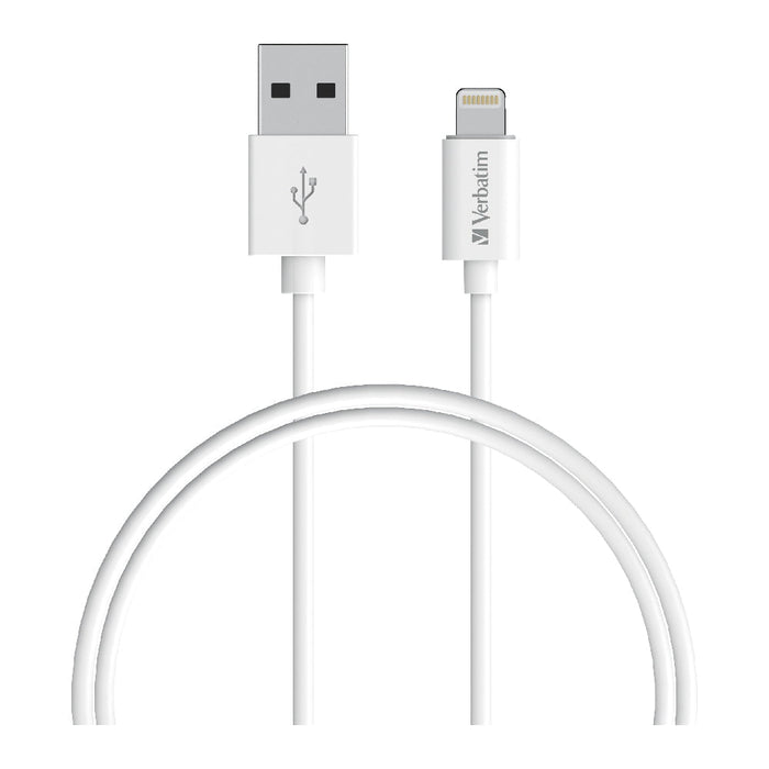 Verbatim 1 Metre Lightning Cable, White AO66581