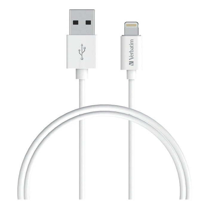 Verbatim 1 Metre Lightning Cable, White AO66581