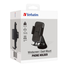 Verbatim 66601 Windscreen / Dash Phone Mount, Black AO66601