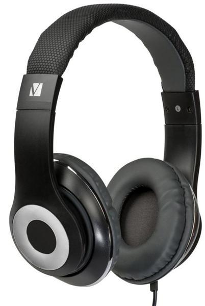 Verbatim Classic Stereo Headphones with Microphone - Black DVIP724