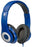 Verbatim Classic Stereo Headphones with Microphone - Blue DVIP726