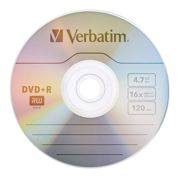Verbatim DVD+R 4.7GB 16X Spindle Pack, Pack of 50 AO95037