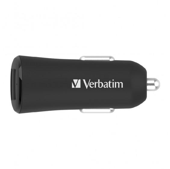 Verbatim Essentials Car Charger Dual Port 3.4A - Black CX66599