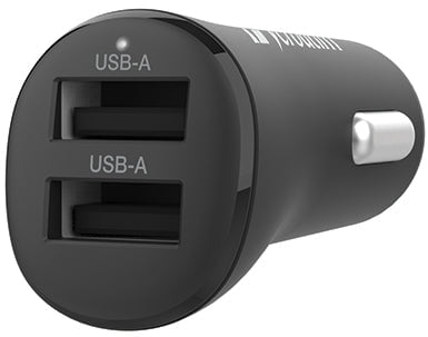 Verbatim Essentials Car Charger Dual Port 3.4A - Black CX66599