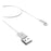 Verbatim Essentials Charge & Sync Lightning Cable 1mt - White CX66581