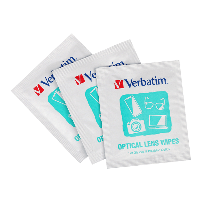 Verbatim Essentials Lens Cleaning Wipes - 25's Pack CX66609