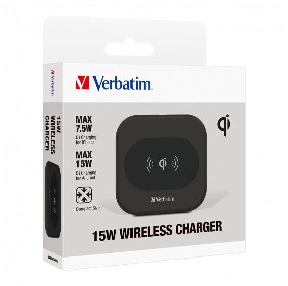 Verbatim Essentials Wireless Charger 15W - Black CX66597