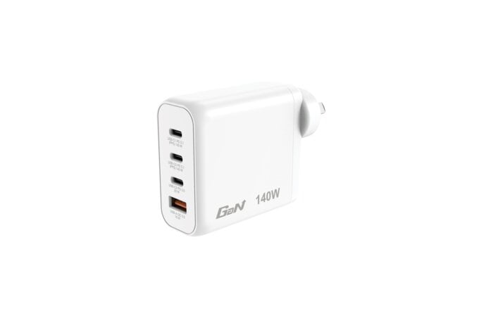 Verbatim GaN Charger 4 Port 140W USB A/C AO67035