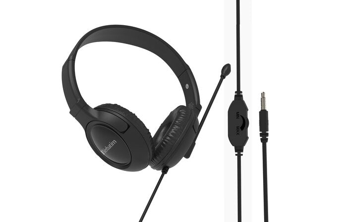 Verbatim Headset With Noise Cancelling Mic AO66705
