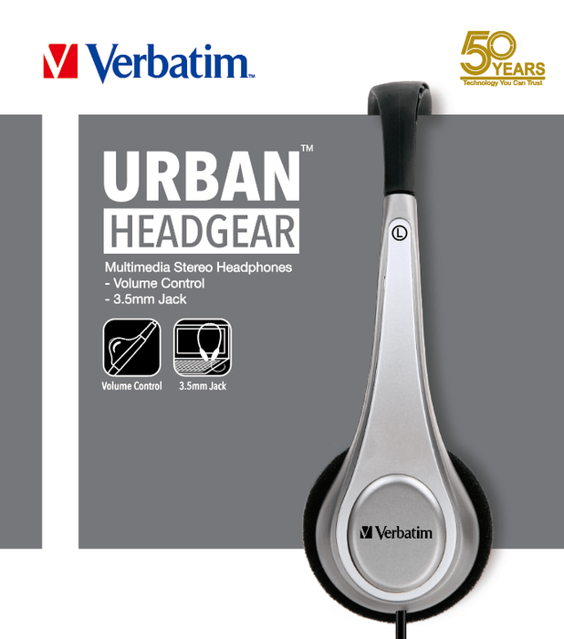 Verbatim Multi Media Headset with Volume Control AO41645