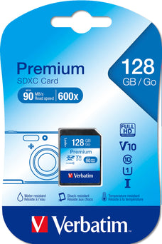 Verbatim Premium SDXC Card 128GB (CLASS 10 UHS-I) AO44025