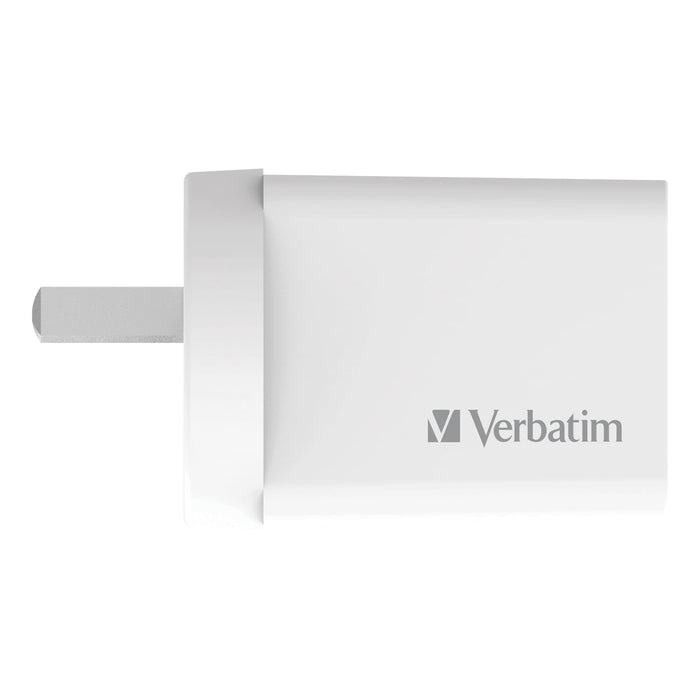 Verbatim Single USB Port Charger 2.4A, White AO66590