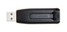 Verbatim Store'n'Go V3 USB 3.0 Drive, 128GB, Grey AO49189