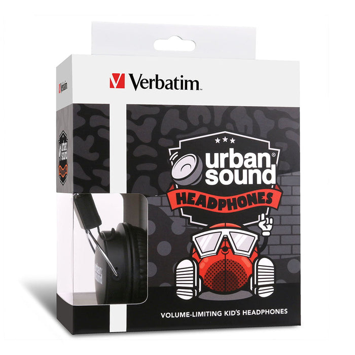 Verbatim Urban Sound Headphones, Black AO65530