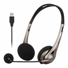Verbatim USB-A Headset With Boom Mic AO66556