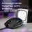 Vertux 6-Button Wired Gaming Mouse, Hex-Shell Design, RGB Lights, Lightweight CDKATANA