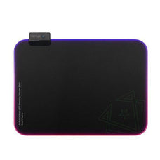 Vertux Foldable Anti-Friction Fabric Gaming Pad, 13x RGB LED Modes, Non-Slip Base, L, Black CDSWIFTPAD-L.BLK