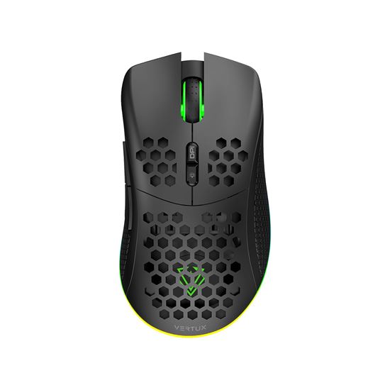 Vertux Gaming Mouse, Both Wired & Wireless Options, Up to 50 Hours Game Time, RGB LED Lights, 16K DPI Sensor CDAMMOLITE