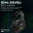 Vertux Gaming Noise Isolating Amplified Wired Ergonomic Over Ear Headset with Flexible Microphone, Blue CDTOKYO.BL