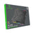 Vertux Gaming Portable Height Adjustable Cooling Pad, Rainbow LED Lights, Anti-slip, Black CDGLARE.BLK