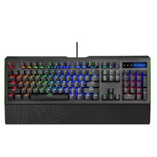 Vertux Pro Gamer Mechanical Gaming  Keyboard with RGB LED Backlight, Blue Mechanical Keys CDTOUCAN.BLK