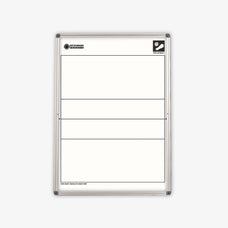Volleyball Coaching Acrylic Printed Whiteboard plus Acrylic Lacquer Steel Whiteboard 600 x 900mm (Double Sided) NBSBLGAVOL