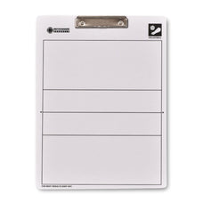 Volleyball Coaching Clipboard plus Magnetic Whiteboard 300 x 400mm (Double Sided) NBSBMDVOL,M,W