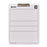 Volleyball Coaching Clipboard plus Magnetic Whiteboard 300 x 400mm (Double Sided) NBSBMDVOL,M,W