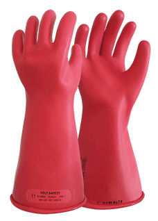 Volt Insulated Glove 280mm, Electric Insulating Glove, 1000V, Class 0, 1 Pair RMGLOVE0-280