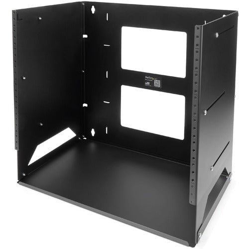 WALL-MOUNT SERVER RACK WITH BUILT-IN SHELF - SOLID STEEL - 8U IM3418951