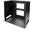 WALL-MOUNT SERVER RACK WITH BUILT-IN SHELF - SOLID STEEL - 8U IM3418951