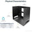 WALL-MOUNT SERVER RACK WITH BUILT-IN SHELF - SOLID STEEL - 8U IM3418951