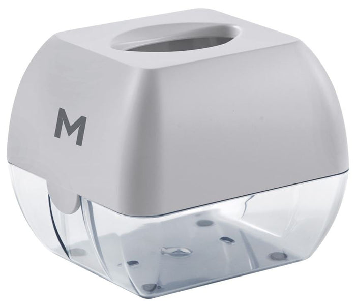 Wall Mountable Cube Tissue Dispenser 90 Sheets Capacity - Silver MPH27444